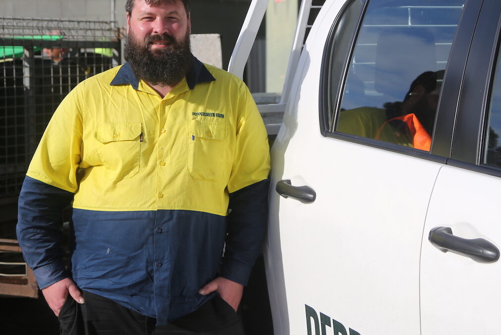 The rhythm of the farm fits James just right