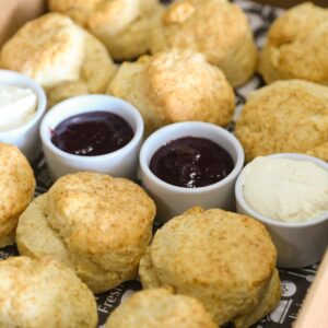 Farm-Made Scones with Jam & Cream